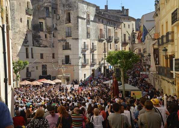 Imatge d'una de les trobades per la llengua celebrada a Bocairent.