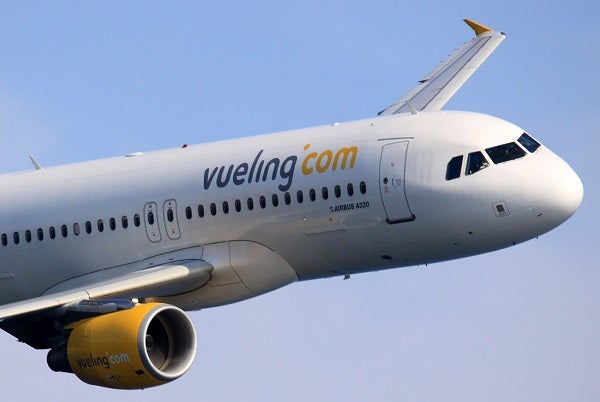 Airbus A320 de la companyia Vueling on s'implantarà el servei Wi-Fi d'alta velocitat.