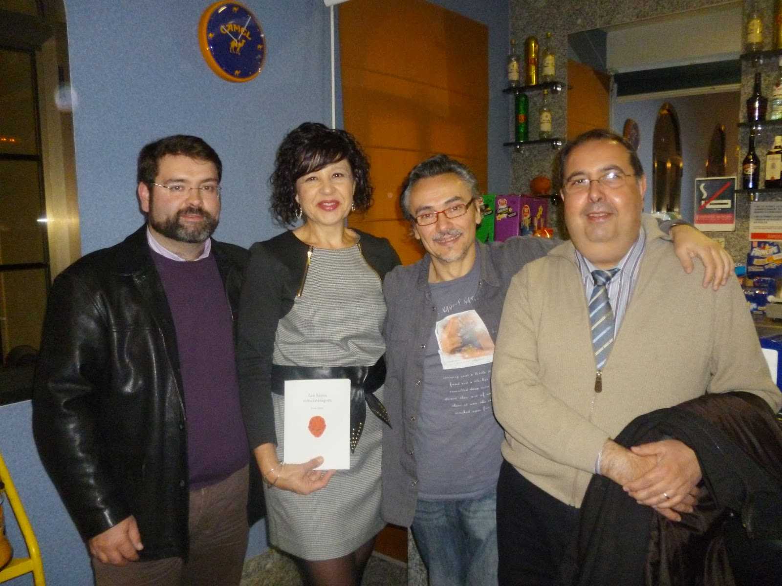 (D'esquerra a dreta: Alexandre Navarro, Alícia Castelló, Joan Amèric i Josep Antoni Fluixà)