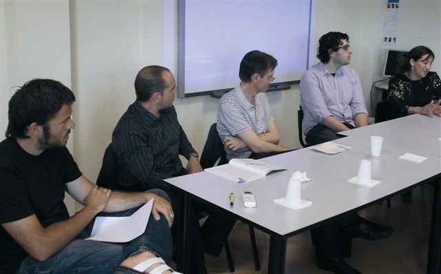 Imatge de la taula rodona celebrada a Almussafes,