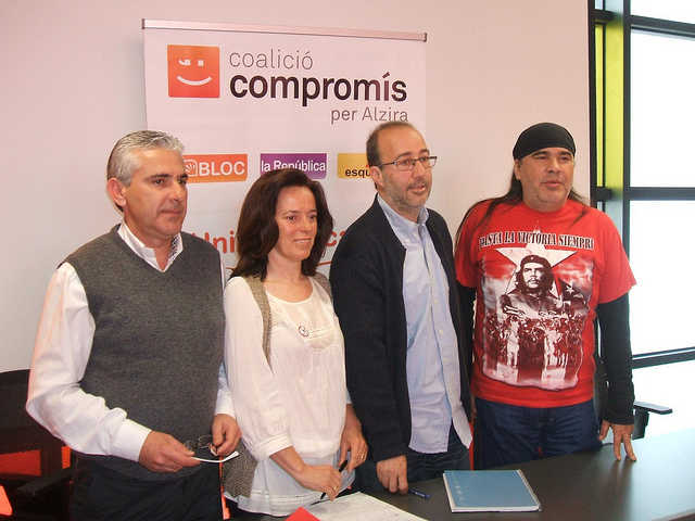 D'esquerra a dreta_Carles Aranda, Adelaida Pau, Diego Gómez i Paco Gimeno