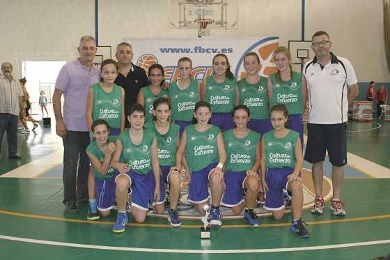 Equip de bàsquet d'Almussafes.