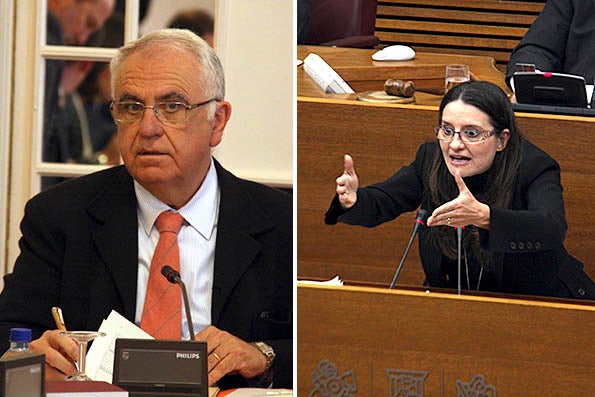 Juan Cotino i Mònica Oltra.