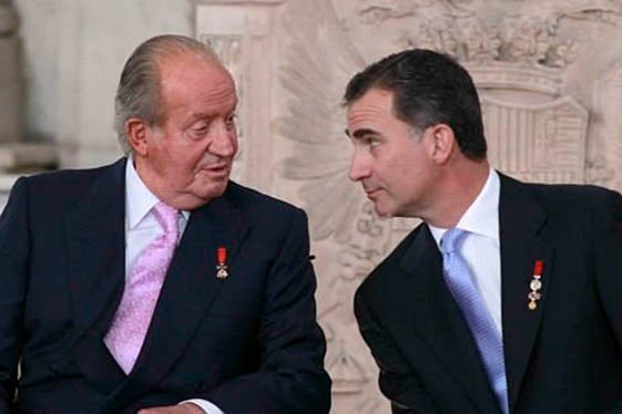 Abdicació. Juan Carlos I i Felipe VI.