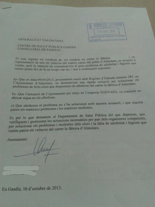 Copia de la denuncia