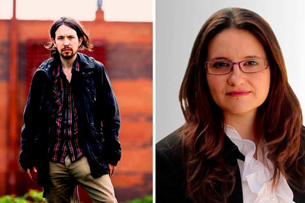 Pablo Iglesias i Mònica Oltra.