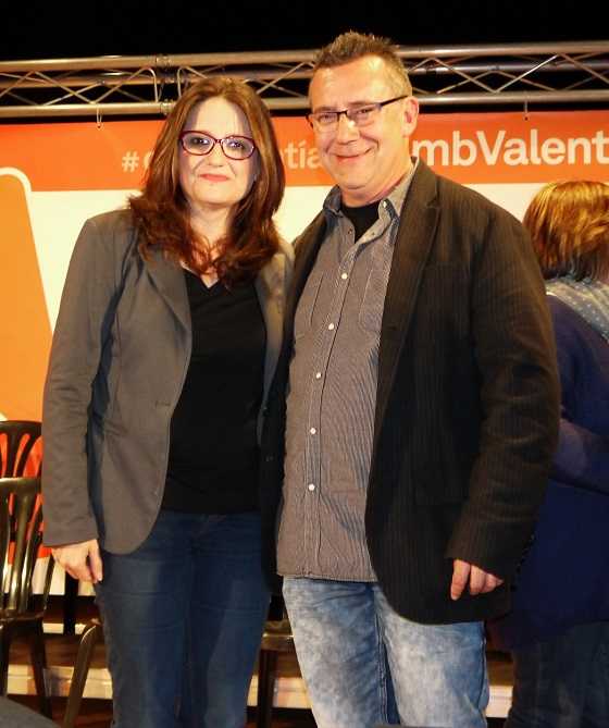 Mònica Oltra i Joan Gilabert.