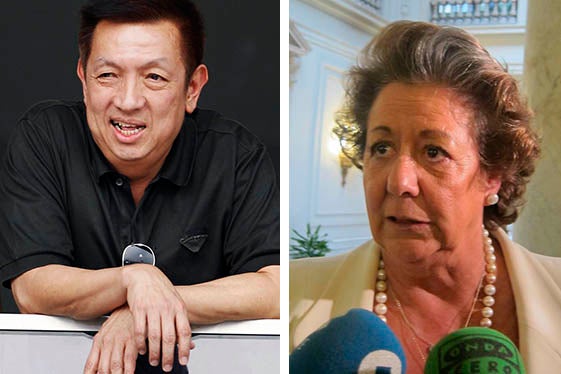 Peter Lim i Rita Barberà.