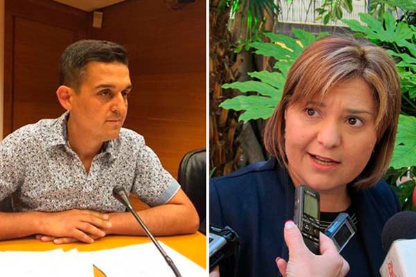 Carles Mulet i Isabel Bonig.