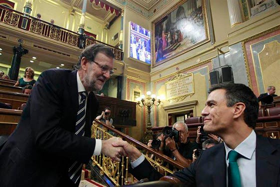 Mariano Rajoy i Pedro Sánchez.