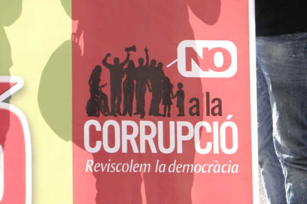 Manifestació No a la Corrupció.