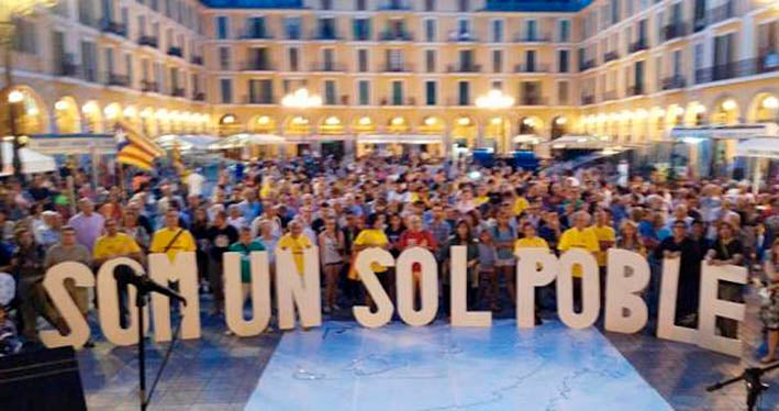 Acte “Som un sol poble” celebrat el dia 9 a Palma.