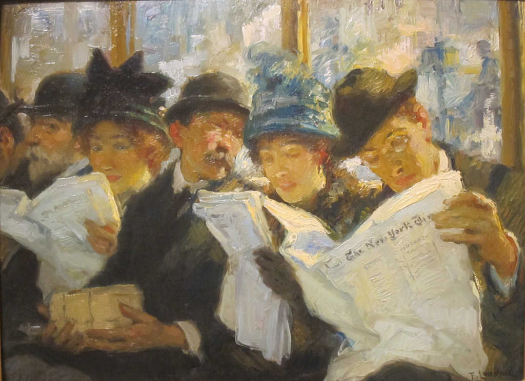 Francia Luís Mora, "Morning News", 1912, San Diego Museum of Art