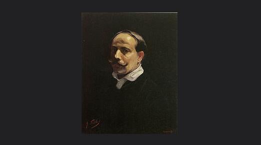 Antonio Fillol, "Autoretrat", 1917, oli sobre llenç