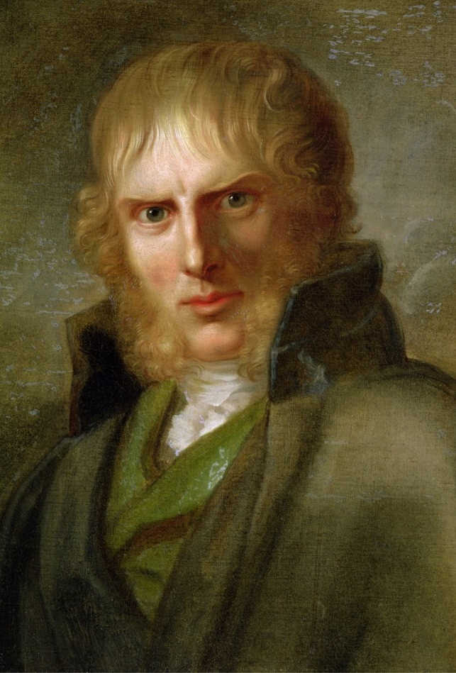 Gerhard von Kügelgen, "Retrat de C. D. Friedrich", ca. 1810-20, oli sobre llenç