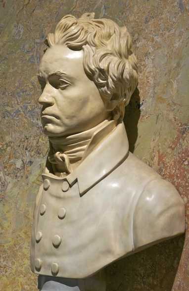 Franz Klein, "Bust de Beethoven", 1812, marbre