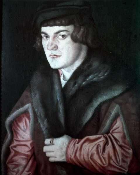 Hans Baldung, "Autoretrat", 1526, oli sobre llenç