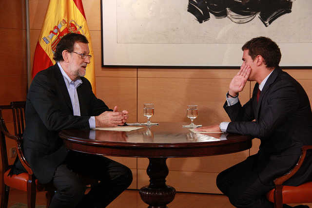 Rajoy i Albert Rivera