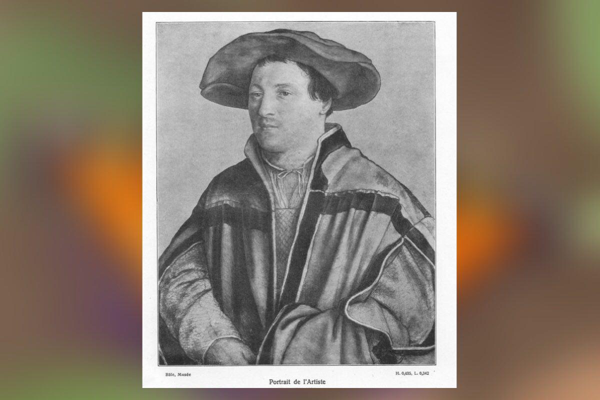 Hans Holbein. 'Autoretrat', 1523-24