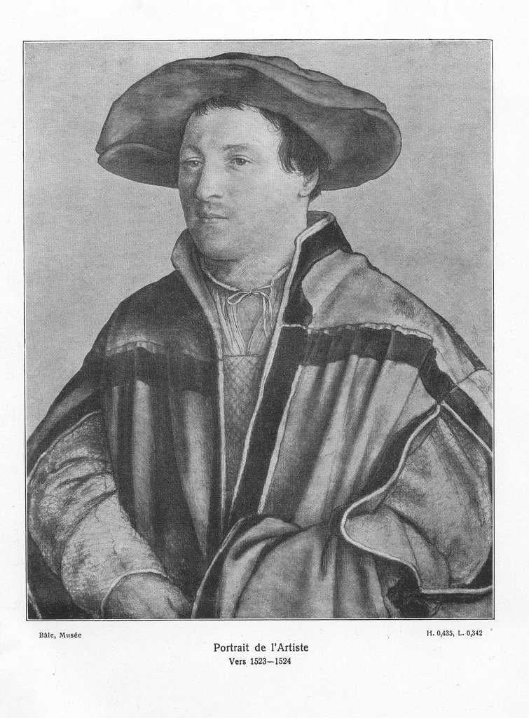  Hans Holbein. 'Autoretrat', 1523-24