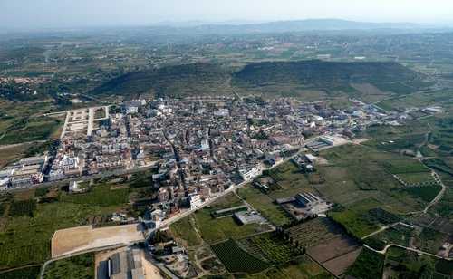 Vista aèria de Montserrat.