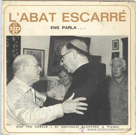 L'abat Escarré amb Pau Casals