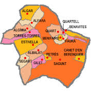 La comarca més afectada, el Camp de Morvedre