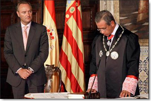 Alberto Fabra i Vicente Garrido (Presidente CJC).