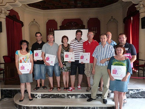 Alguns dels propietaris dels comerços