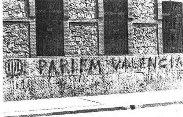 Pintada demanant la llengua del poble
