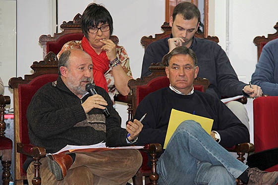 En la foto Paco Sanz i Pasqual Ortega regidors de Compromis per l'Alcúdia.