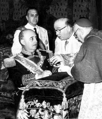 Franco, fill predilecte de l'Església