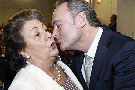 Rita Barberà i Alberto Fabra.