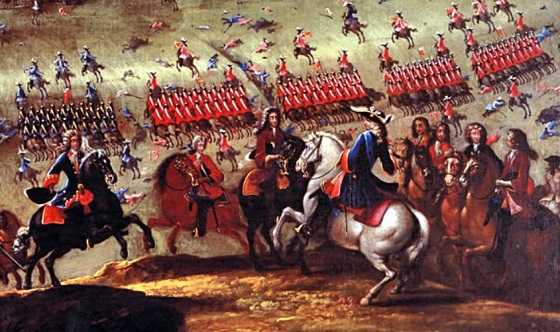 Batalla d'Almansa, recreada per Ricardo Balaca en 1862, i que es pot contemplar al Congrés dels Diputats de Madrid.