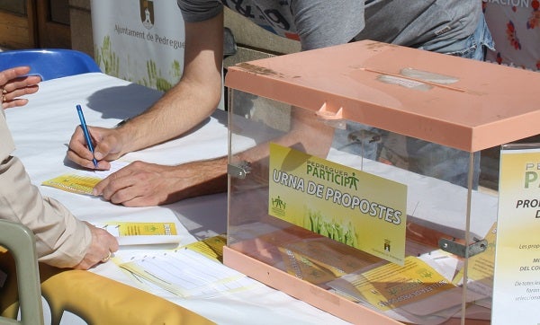 Imatge corresponent al procés de votació.