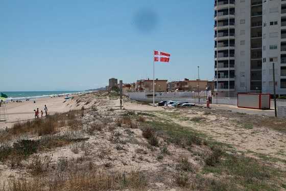 Platja de Bega de Mar on es construirà l'accés.