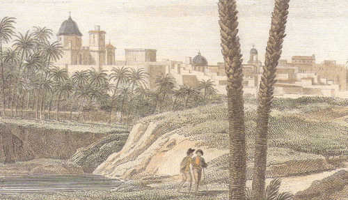 Il·lustració d'Elx al s. XIX