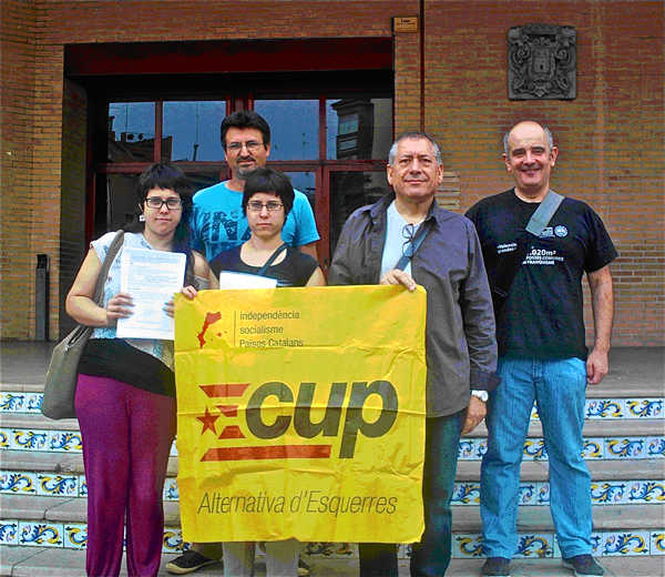 Entrega de les al•legacions a l’Ajuntament d’Almàssera