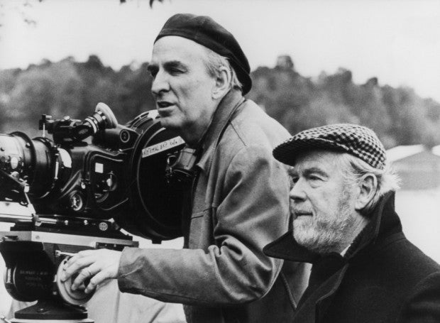 Ingmar Bergman durant un rodatge als anys 70