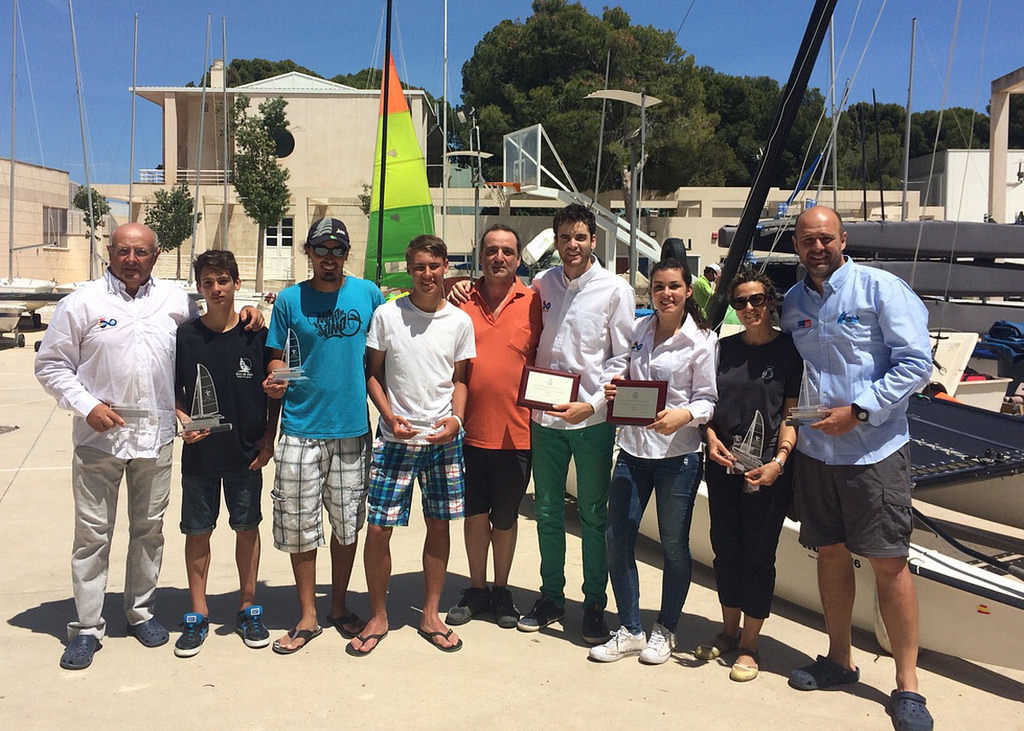 Regatistes podi copa d´Espanya