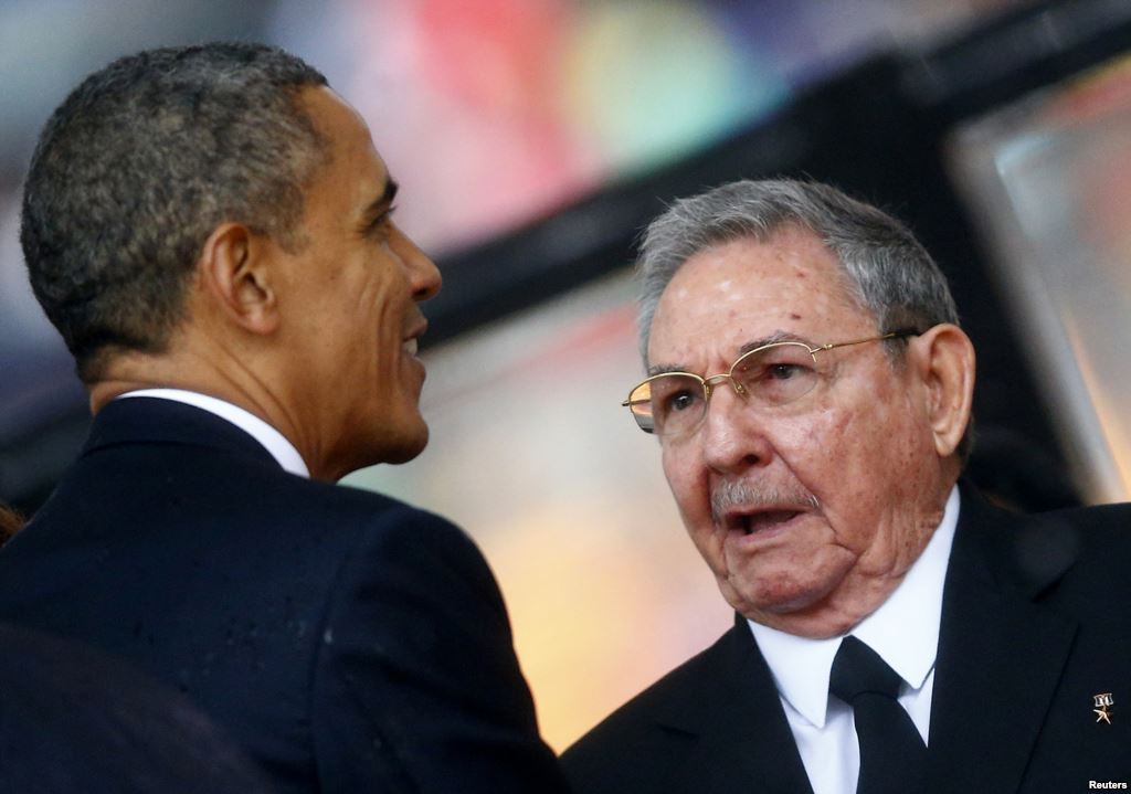 Obama i R. Castro.
