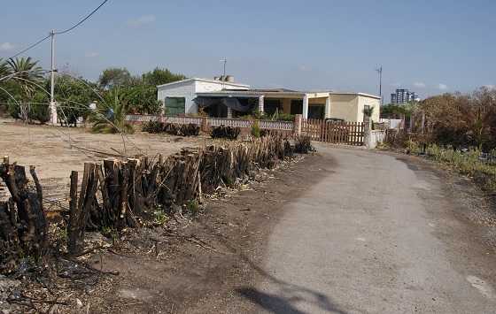 La zona va resultar afectada per un incendi.