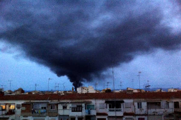 Incendi des de Carcaixent.