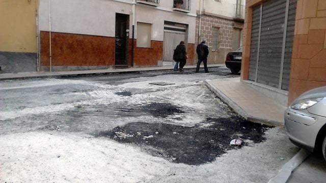 Estat actual del carrer La Creu