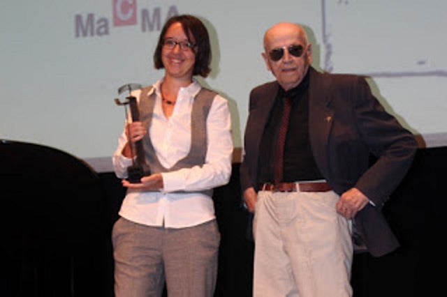 Agnès Vidal amb Bernat Capó