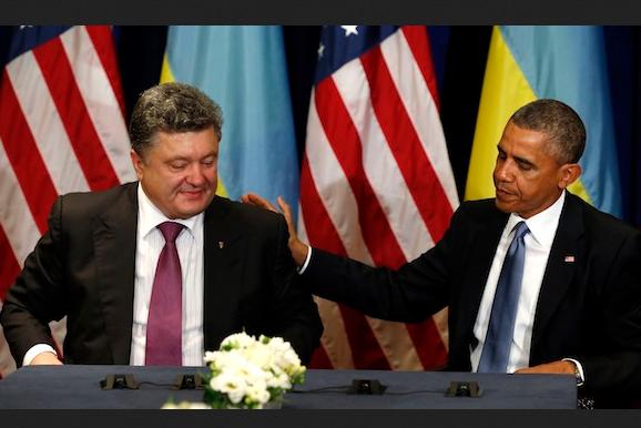 Obama i Porochenko