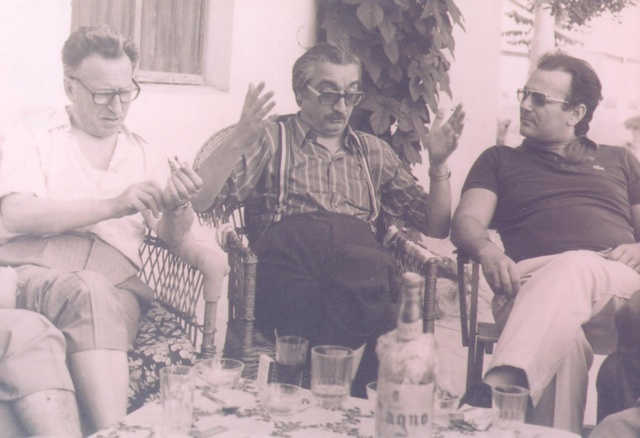 Josep Lluís Bausset, Joan Fuster i Ramon Trullenque