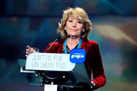 Esperanza Aguirre.