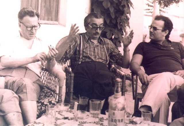 Josep Lluís Bausset, Joan Fuster i Ramon Trullenque