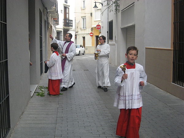 Celebració de la Salpassa a Pego.